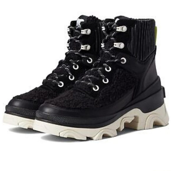 NEW Sorel Black Waterproof Boots - Picture 1 of 7